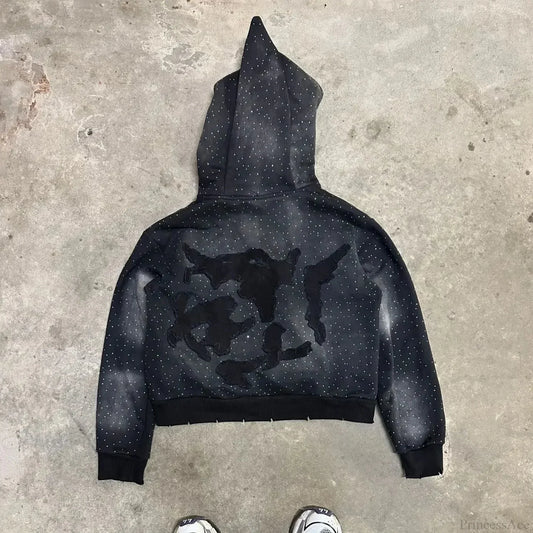 Antique Gothic Flash Diamond Hoodie