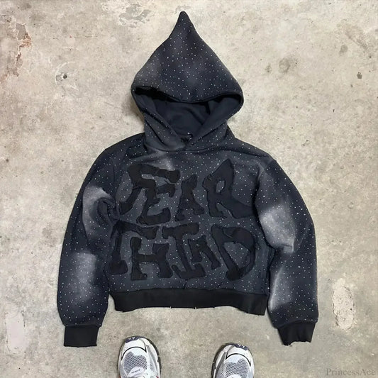 Antique Gothic Flash Diamond Hoodie
