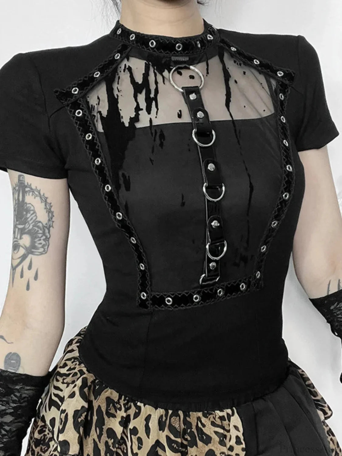 Antique Seductive Empty Out Blouse