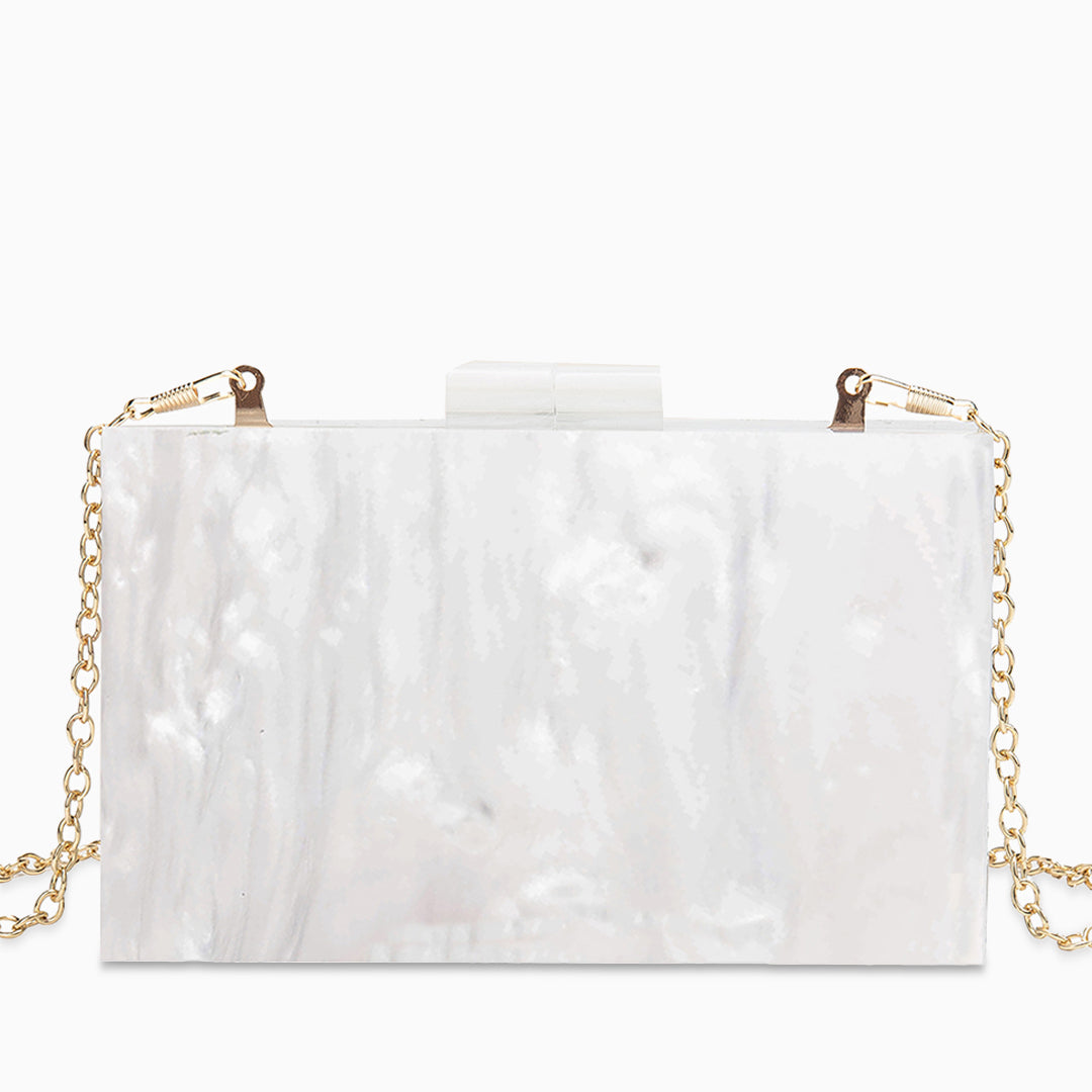 Acrylic Clutch Bag by Arya