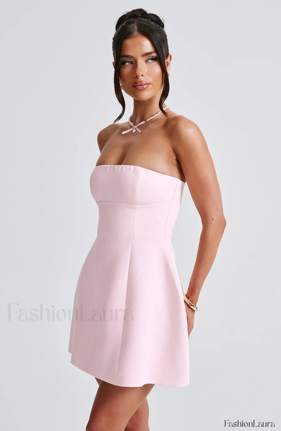 Asha Mini Graceful Dress - Blush