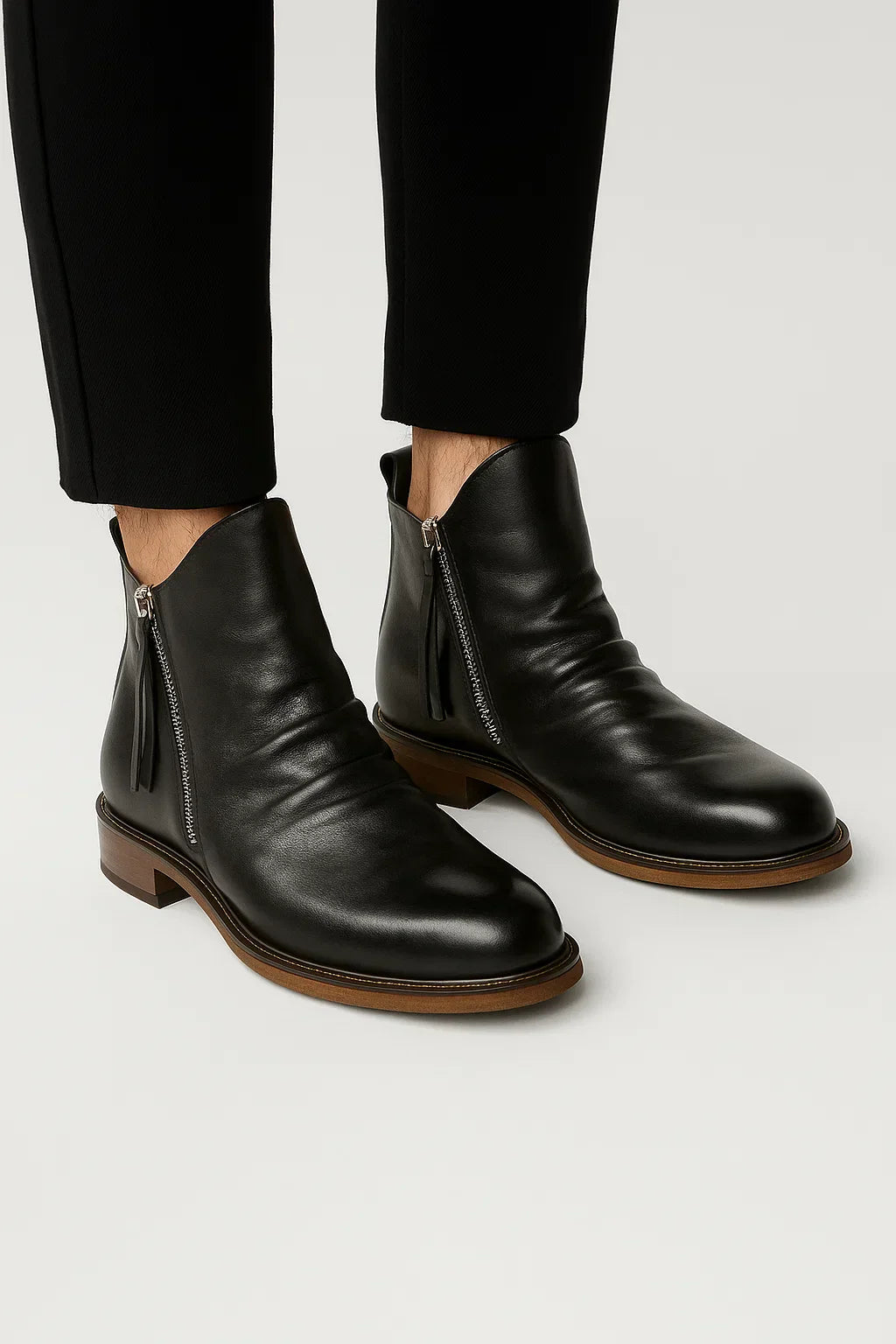 Men’s Chelsea Boots | Side Zip Leather Ankle Boot