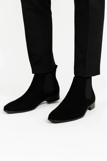 Atelier Faux Suede Chelsea Boots | Slip-On | Low Heel