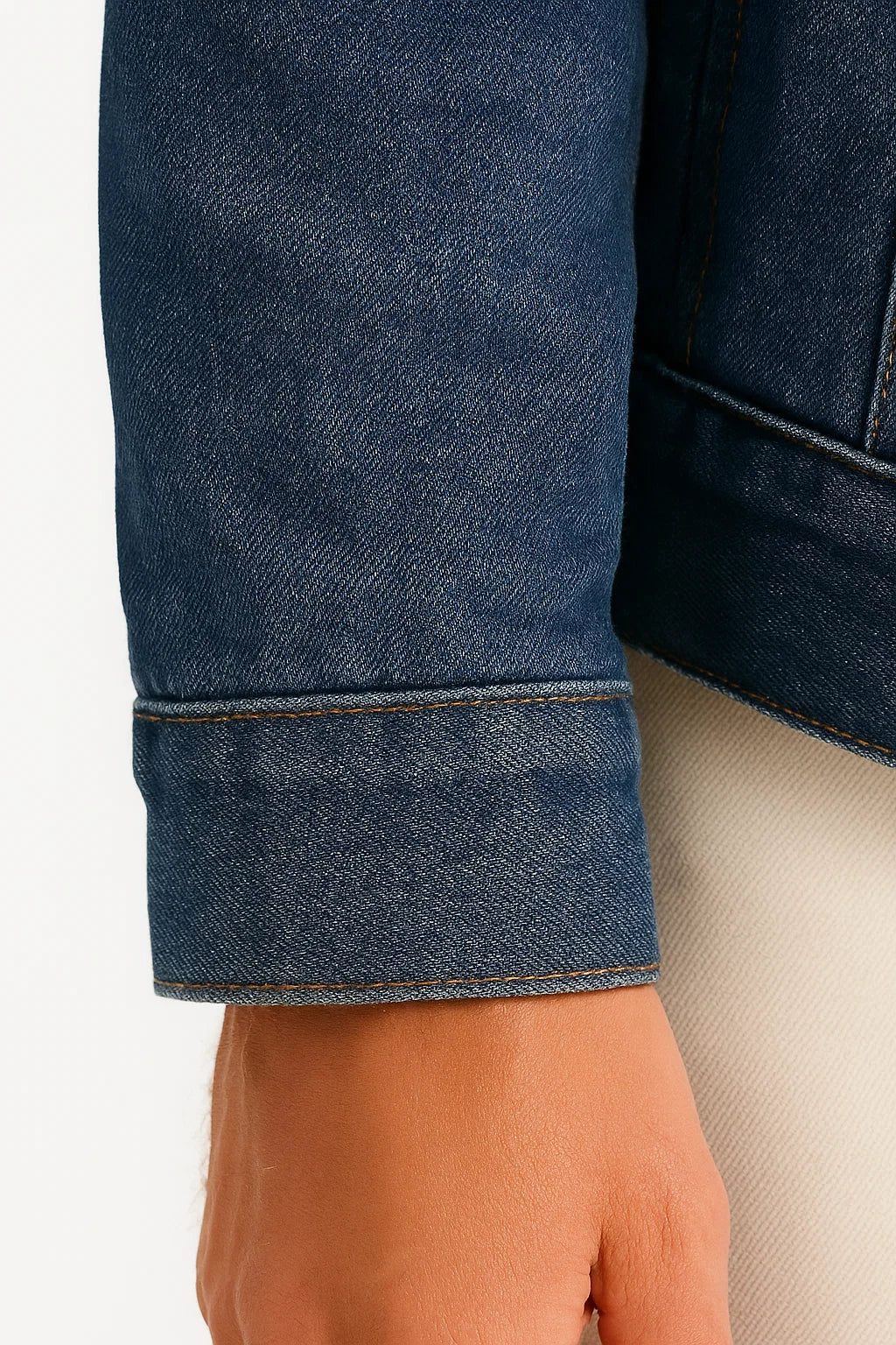 Men's Denim Jacket | Fleece Lined Winter Overshirt