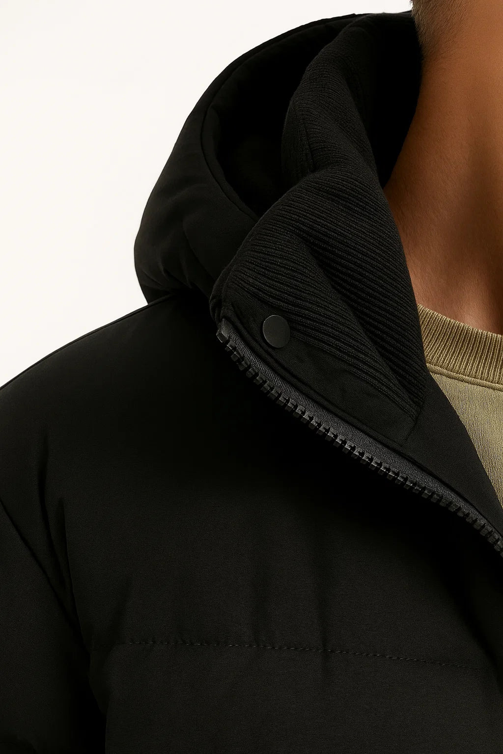 Puffer Jacket Lightweight Insulated with Hood and Pockets