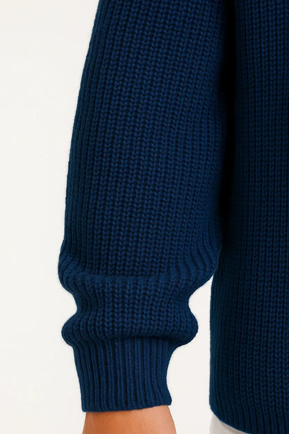 Maison Ribbed Knit Sweater | Oversized Fit