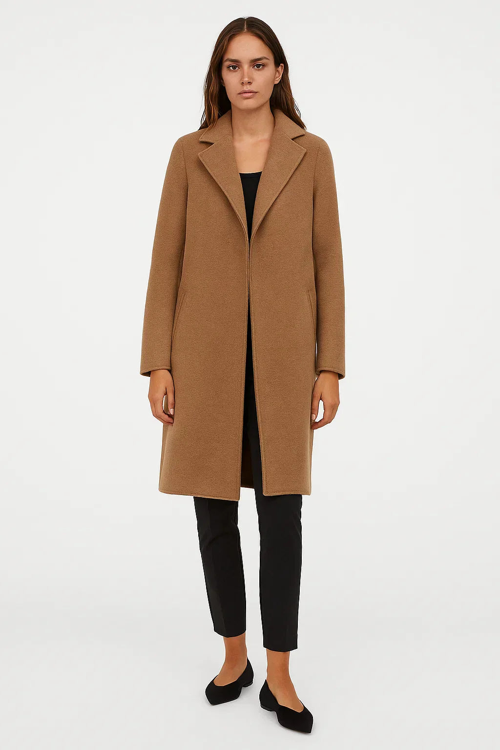 Longline Single-Breasted Overcoat | Structured Fit | Autumn Winter Layer