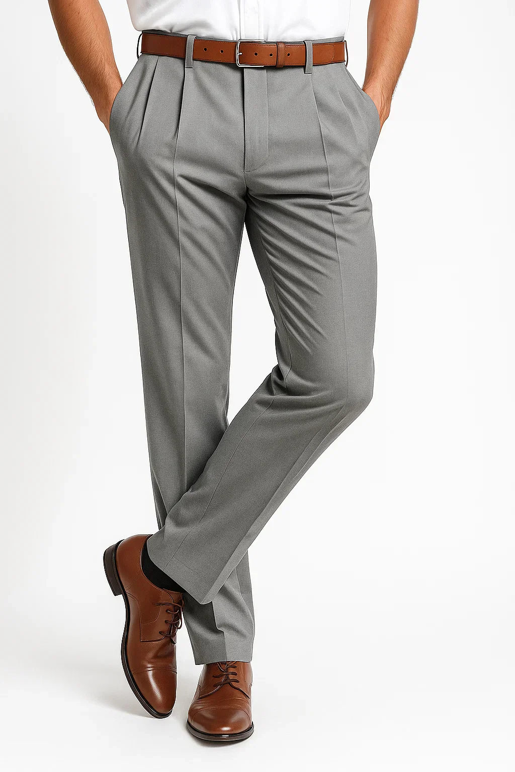 Men's Straight-Leg Trousers | Broadcloth | Maison Collection