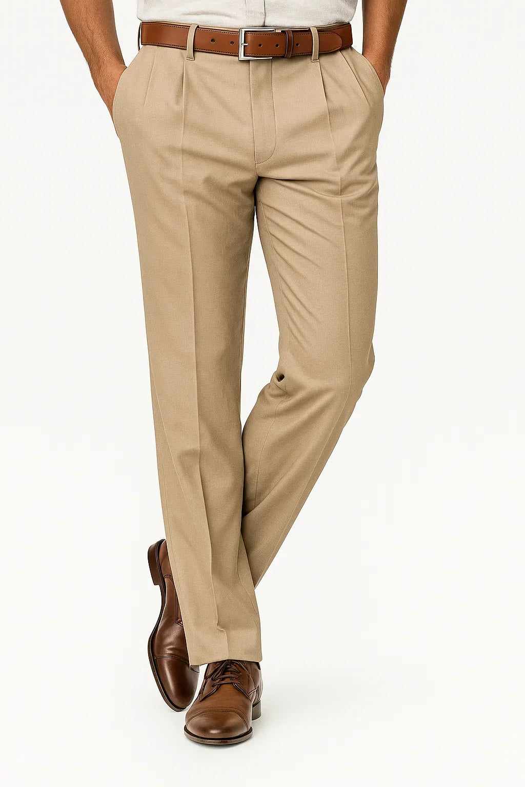 Men's Straight-Leg Trousers | Broadcloth | Maison Collection