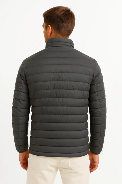 Maison Lightweight Puffer Jacket | Stand Collar | Quilted Polyester