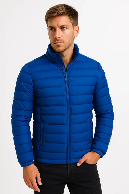 Maison Lightweight Puffer Jacket | Stand Collar | Quilted Polyester