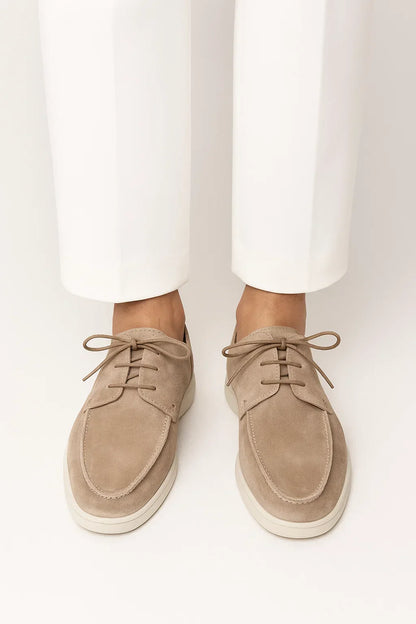 Men's Suede Lace-Up Shoes | Microfiber | Maison Collection