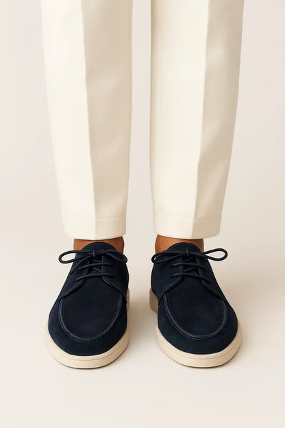 Men's Suede Lace-Up Shoes | Microfiber | Maison Collection