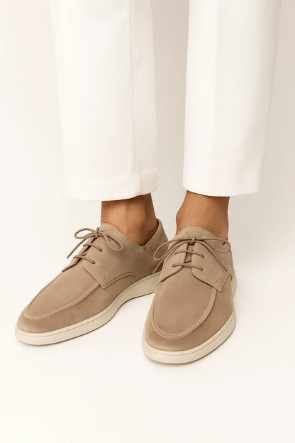 Men's Suede Lace-Up Shoes | Microfiber | Maison Collection