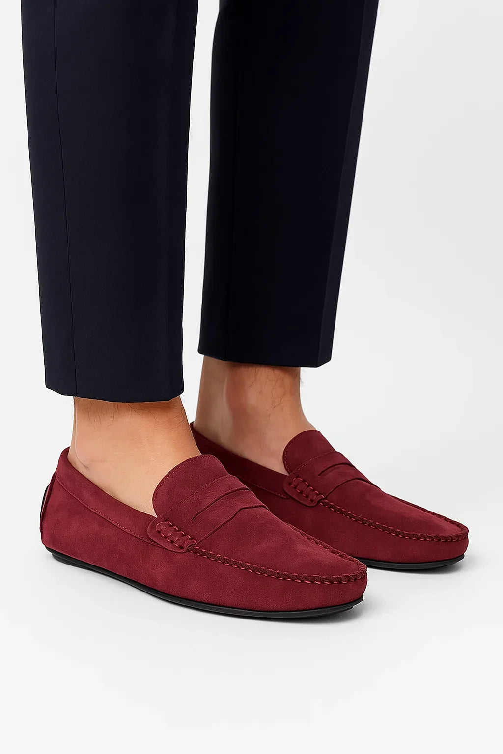Men's Suede Loafers | Pigskin Leather | Maison Slip-On Comfort