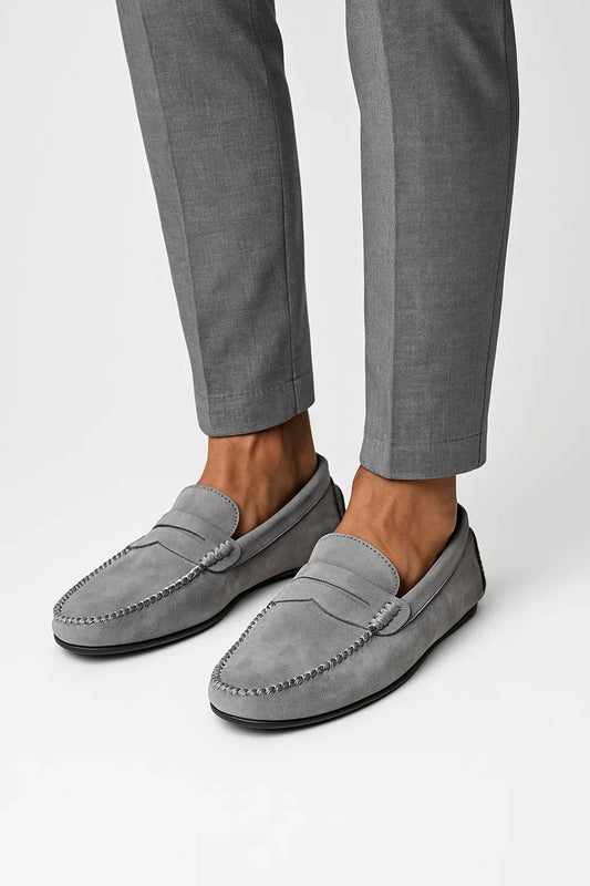 Men's Suede Loafers | Pigskin Leather | Maison Slip-On Comfort