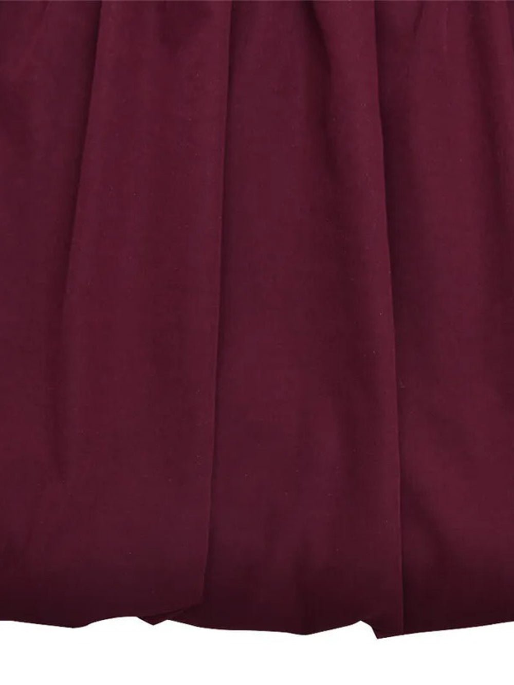 Mock Neck Long Sleeve Bubble Hem Fit and Flare Mini Dress