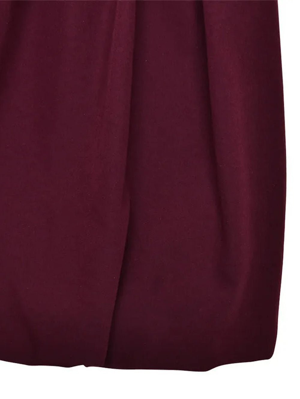 Mock Neck Long Sleeve Bubble Hem Fit and Flare Mini Dress