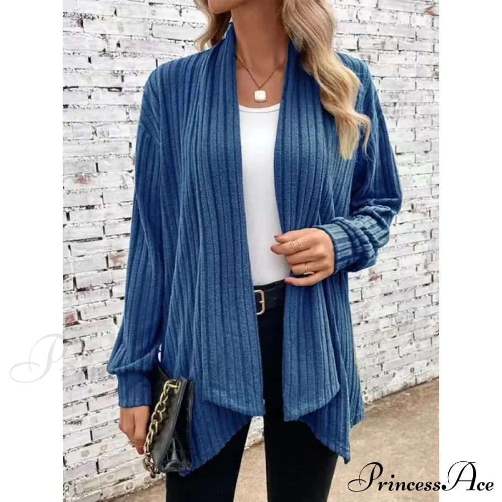 Autumnal Winter Cozy Long Sleeve Loose Plain Casual Comfortable Soft Stylish Sweater