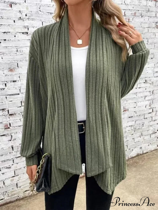 Autumnal Winter Cozy Long Sleeve Loose Plain Casual Comfortable Soft Stylish Sweater
