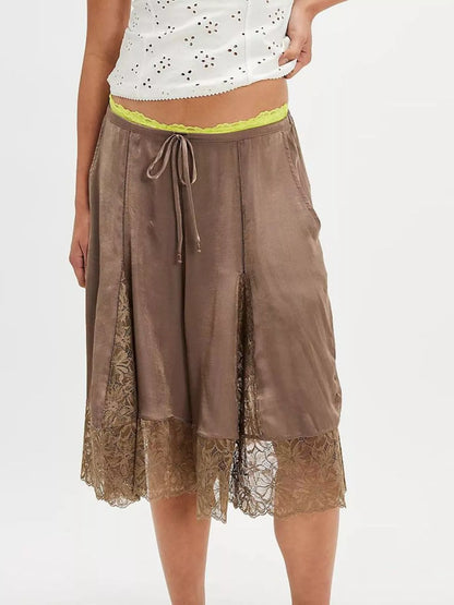 Teddi Drawstring Lace Shorts