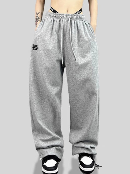 Street Lettering Printed Sweatpants