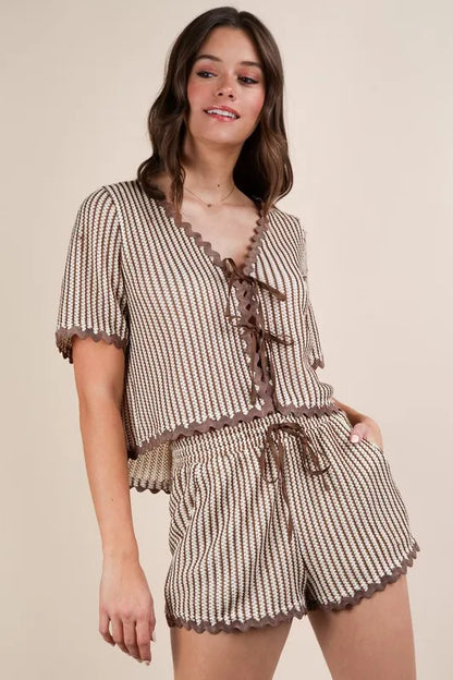 Taylor Striped Set