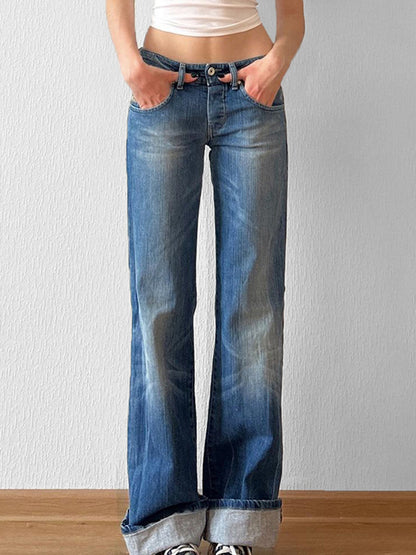 Low-Rise Slimming Basics Versatile Flare Jeans