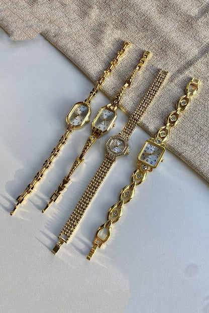 Light Luxury Quartz Gold Vintage Watch