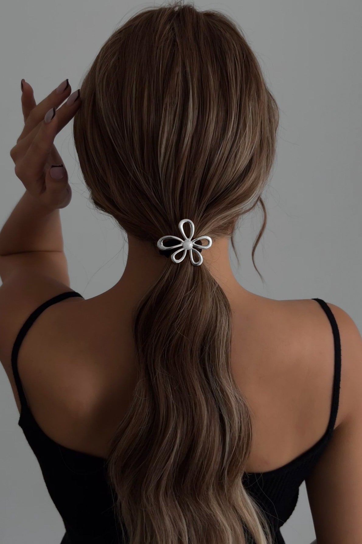 Floral Design Alloy Hair Cuff