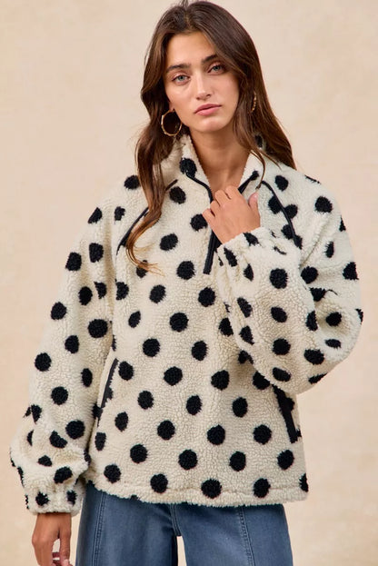 BiBi Polka Dot Sherpa