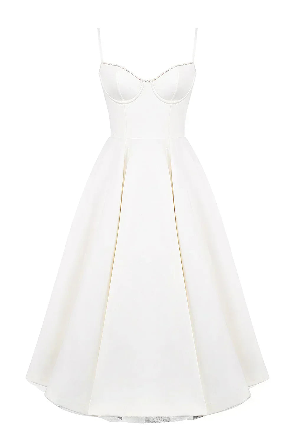 Women’s Sleeveless Corset Midi Dress - Elegant Dinner Party Style