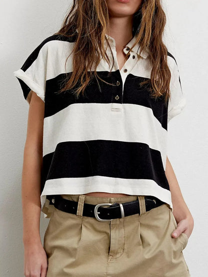 Rugby Cropped Top