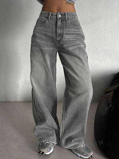 Vintage Smoke Grey Boyfriend Jeans