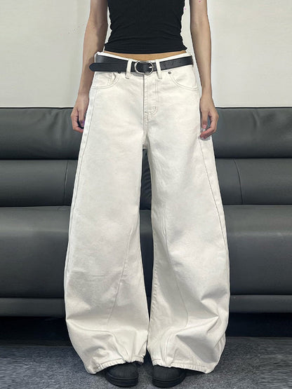 Minimalist Seamless Design Baggy Jeans