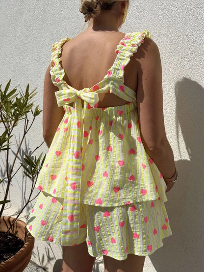 Heart Cami Set