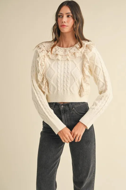 MABLE Lace Sweater