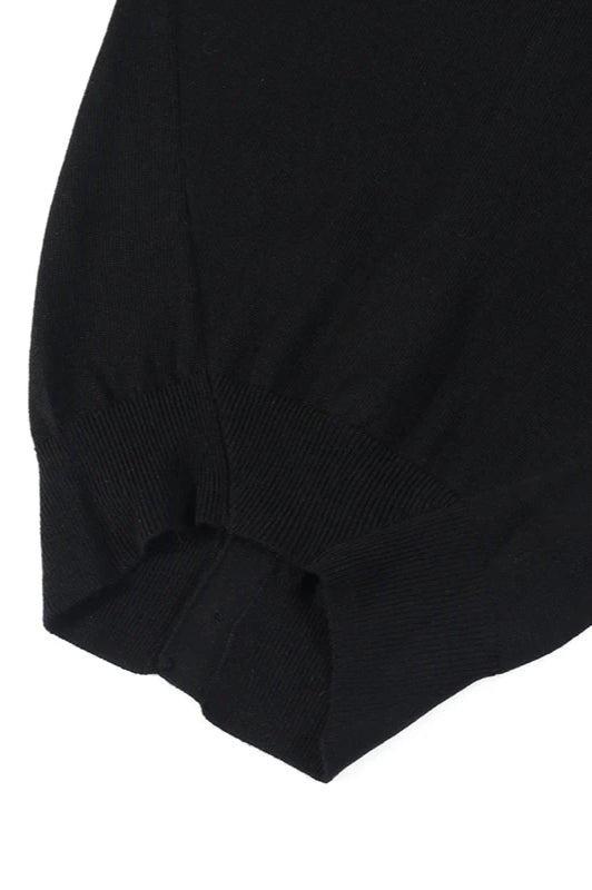 V-Neck Stretch Knit Cardigan