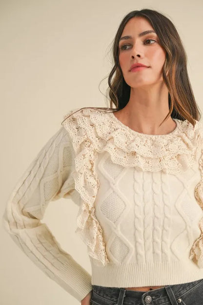 MABLE Lace Sweater