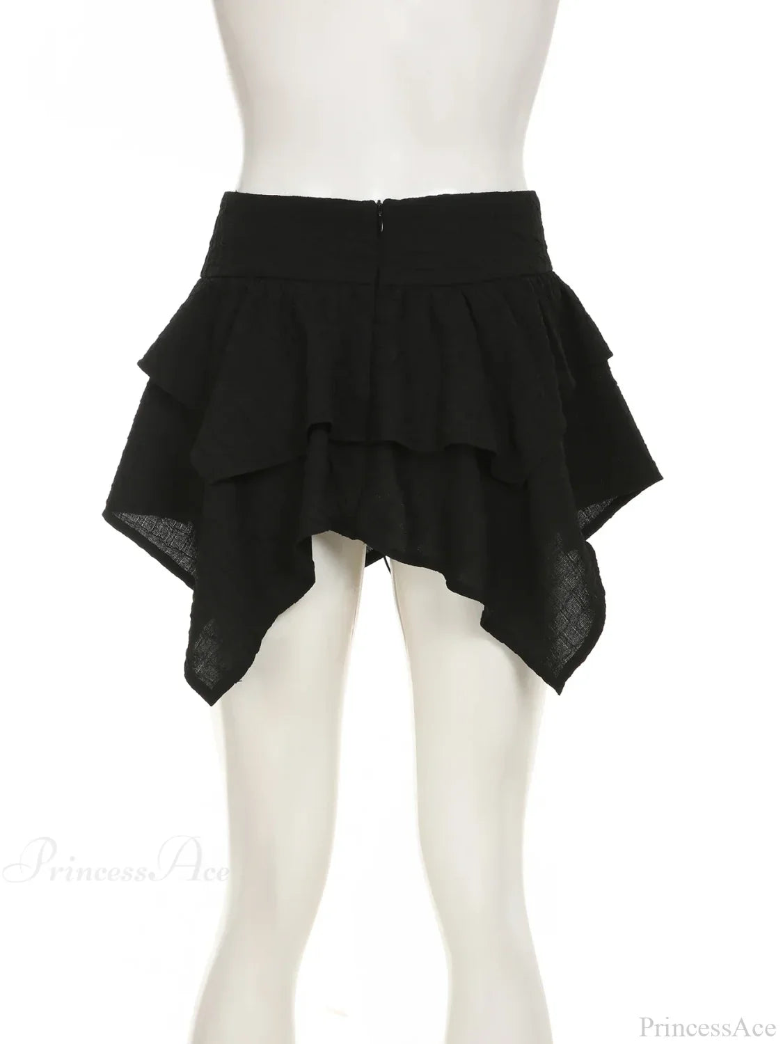 Bandage Ruffles A-line Skirt