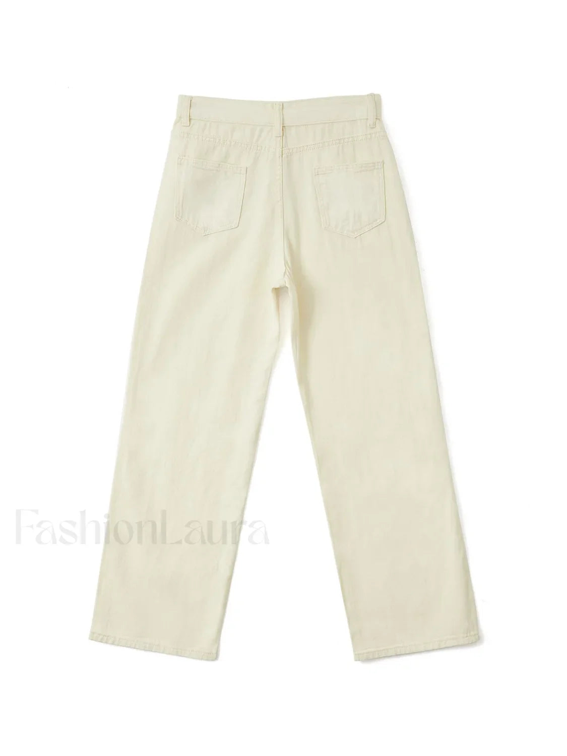 Basic Wash Straight Leg Boyfriend Jeans
