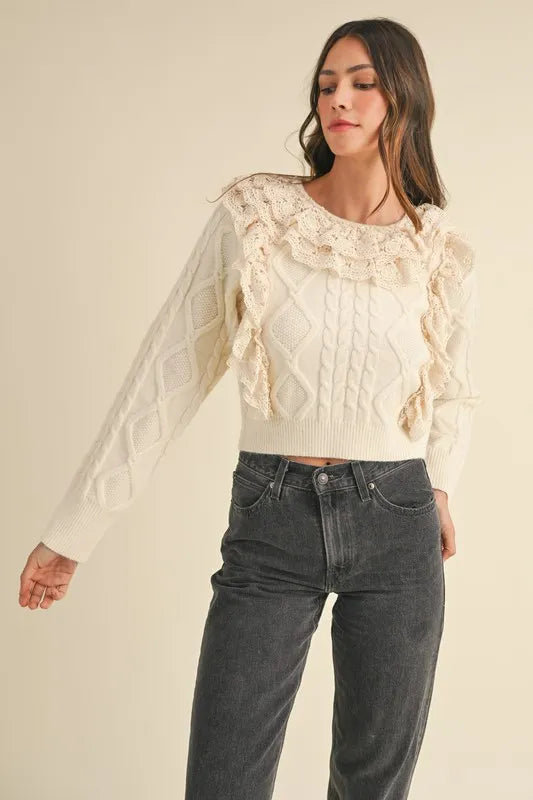 MABLE Lace Sweater