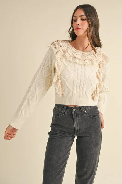 MABLE Lace Sweater