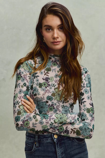 Poppy Mesh Top