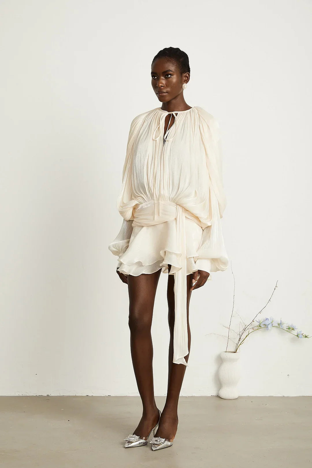 Nadia Ruffled Mini Dress