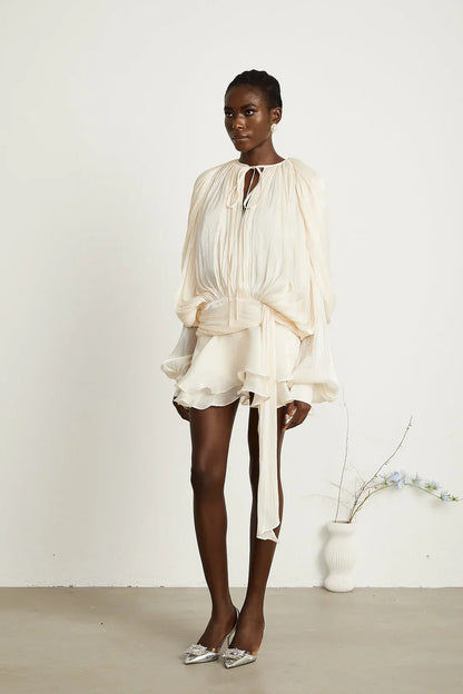 Nadia Ruffled Mini Dress