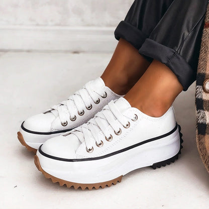The Chiara — Chunky Lace-Up Sneakers
