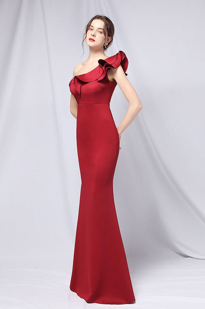 Off Shoulder Mermaid Maxi Party Dress