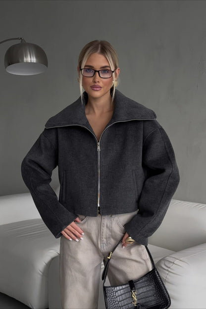 Collared Loose Casual Jacket