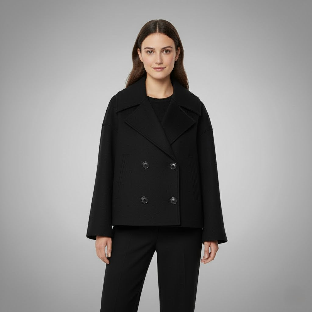 | Classic Double Button Short Jacket
